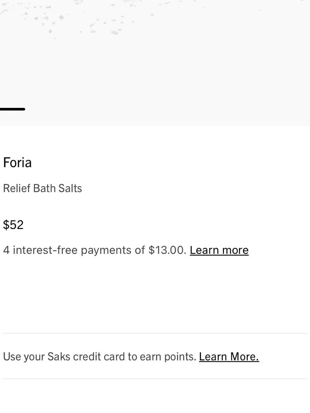 FORIA Relief Bath Salts 9oz Sealed 240g New - Picture 7 of 7